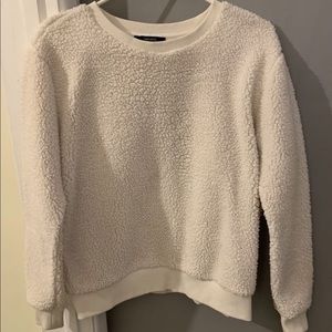 White lamb sweater